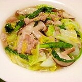 白菜と豚肉のシンプル旨煮